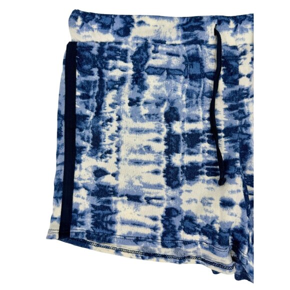 Lucky Brand 4-Piece Blue Tie Dye Lounge Set w/Tank Top, T-shirt, Shorts & Pants - Picture 16 of 16